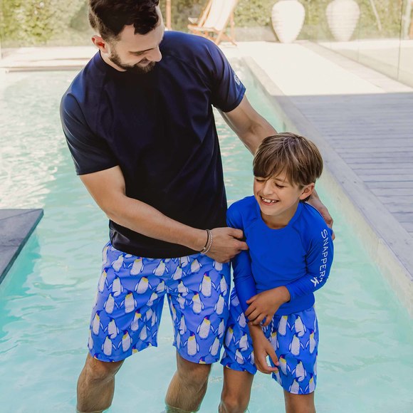 Mens Penguin Patrol Volley Boardies - Picture 2 of 4